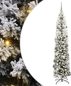 vidaXL Τεχνητό Χριστουγεννιάτικο Δέντρο με 300 LED Πράσινο 180 cm