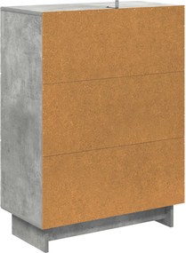 vidaXL Ντουλάπι με Συρτάρια 66 x 34,5 x 90 εκ Επεξεργασμένο Ξύλο