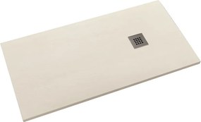 Tema Art Stone 80x130 - Παραλληλόγραμμη ντουζιέρα πέτρινη - Beige