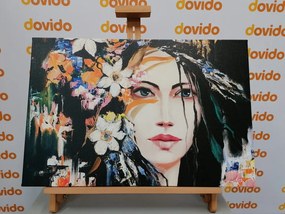 Εικόνα πρωτότυπο πίνακα ζωγραφικής μιας γυναίκας - 120x80