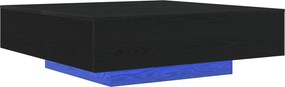 vidaXL Τραπεζάκι σαλονιού Μαύρη Οξυά 100 x 100 x 31 cm