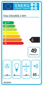 Συμβατικός Απορροφητήρας Teka CNL6400.2WH Λευκό