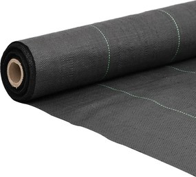 vidaXL Μεμβράνη Εδαφοκάλυψης Μαύρη 1,5x25 μ. από Πολυπροπυλένιο
