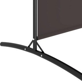 vidaXL Διαχωριστικό Δωματίου με 2 Πάνελ Καφέ 348x180 εκ. από Ύφασμα