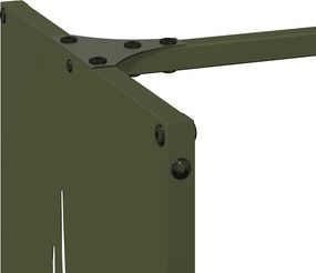 vidaXL Ράφι Καυσόξυλων 40x30x80 εκ. Χάλυβας ψυχρής έλασης
