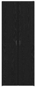 vidaXL Γραφείο Ντουλάπι με ράφι 2 pcs Μαύρη δρυς 60 x 32 x 153