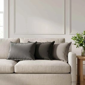vidaXL Κάλυμμα Μαξιλαριού 6 τμχ. HOUTEN Ανθρακί 30 x 50 cm Πολυεστέρας