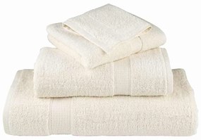 vidaXL a Πετσέτες Προσώπου SOLUND 4 pcs Κρεμ Βαμβάκι