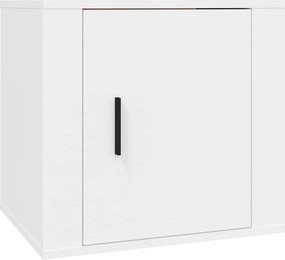 vidaXL Κομοδίνα 2 τεμ. Λευκά 50x39x47 εκ.