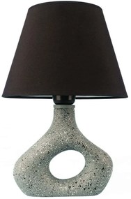 Φωτιστικό Επιτραπέζιο 687HMY1489 Φ25x36cm 1xE27 40W Grey Opviq
