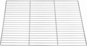 vidaXL Σχάρα ψησίματος Ασημί 60 x 40 cm Ανοξείδωτο ατσάλι
