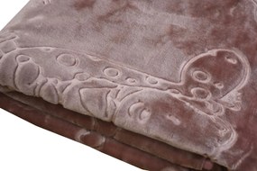 Υπνόσακος 80x110 Βελουτέ Bear 2 Blush Pink Anna Riska