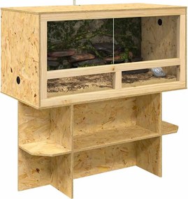 vidaXL Terrarium Καφέ 100 x 50 x 100 cm OSB