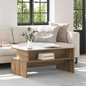 vidaXL Τραπεζάκι σαλονιού Artisan Oak 90 x 55 x 42,5 εκ