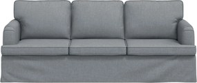 vidaXL Καναπές Ανοιχτό γκρι