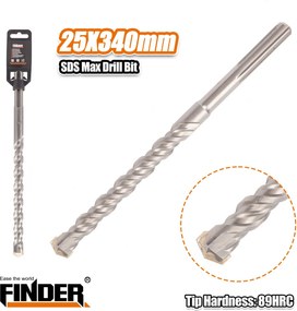 Τρυπάνι μπετού SDS - 25x340mm - Finder - 196423