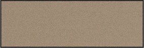 vidaXL Χαλάκι Εξώπορτας Μπεζ και Μαύρο 60 x 180 cm 100% Πολυαμίδιο