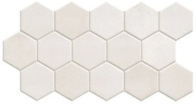 Πλακάκι HEX White KARAG 26,5x51cm