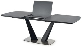 FANGOR extension table, color: top - dark grey, legs - black DIOMMI V-CH-FANGOR-ST