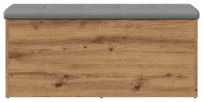 vidaXL Πάγκος αποθήκευσης  Artisan Oak 102x42x45 cm Κατασκευασμένο ξύλο