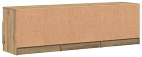 vidaXL Ντουλάπι τηλεόρασης Artisan Oak 150x33,5x45 cm