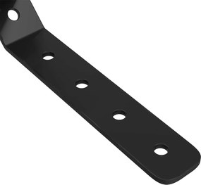 vidaXL Άγκιστρα 12 pcs Μαύρο M5 x 110 mm Σίδερο