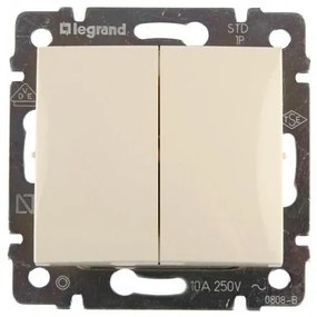 Διακόπτης διπλός αλέ-ρετούρ Valena LEGRAND-774308-Ivory/Κρεμ 774308