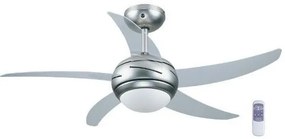 Ανεμιστήρας οροφής 44" 55W τηλεχειριστήριο L4400 Primo 800282 Διάφανο