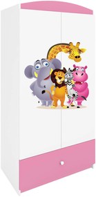 Ντουλάπα Babydreams Cartoon-Roz-Zoo