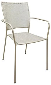 Καρέκλα 88801 Fylliana Μεταλλική Μπέζ 56x56x89 εκ. 56x56x89 εκ.