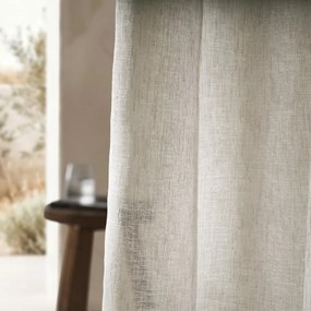 Κουρτίνα (140x280) Με Τρουκς Gofis Home Combe Cloud Grey 502/01