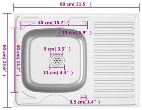 ΝΕΡΟΧΥΤΗΣ/ΣΕΤ ΑΠΟΣΤΡΑΓΓΙΣΗΣ ΑΣΗΜΙ 800X600X155 ΕΚ. ΑΝΟΞ. ΑΤΣΑΛΙ 147233