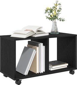 vidaXL End Table Μαύρη Οξυά 72 x 33 x 42,5 εκ. Επεξεργασμένο ξύλο