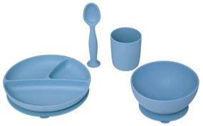Παιδικό Σετ Φαγητού 4τμχ A-S Blue 174346B