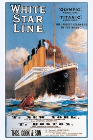 Αφίσα Titanic White Star Line