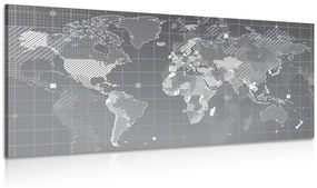Εικόνα εκκολάπτεται παγκόσμιος χάρτης - 100x50