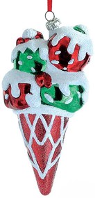 Χριστουγεννιάτικο Στολίδι Παγωτό 15cm 186996
