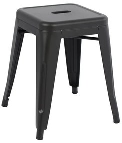 ΣΚΑΜΠΟ ΜΕΤΑΛΛΙΚΟ MELITA HM0096.42 ΣΕ ΜΑΥΡΟ ΜΑΤ ΧΡΩΜΑ 37x37x45Υεκ.