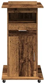 vidaXL Πλατφόρμα Παλαιό ξύλο 55 x 55 x 107 cm Επεξεργασμένο ξύλο