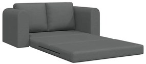 vidaXL Κρεβάτι καναπές Σκούρο γκρι 148 x 71 x 83 εκ. ύφασμα