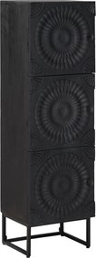 vidaXL Highboard Μαύρο 35 x 30 x 120 cm