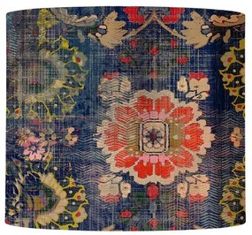 Καπέλο Φωτιστικού 1xE27 Μπλε Βελούδο Φ35cm Persia SH101108-C Ebb&Flow-SH101108-C-Μπλε SH101108-C