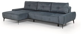 Γωνιακός Καναπές - Κρεβάτι Amelia πετρολ 280x170x86cm - Αριστερή Γωνία - TED4896