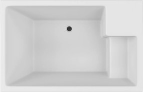 Acrilan Tango Veloure White Matt - Μπανιέρα Υδρομασάζ 185x120 εκ - Maxxcoat, Αερομασάζ