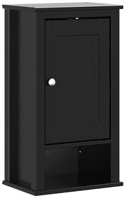 vidaXL Ντουλάπι Μπάνιου Επιτοίχιο BERG Μαύρο 40x27x71,5 εκ Μασίφ Πεύκο