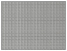 vidaXL Κουβέρτα Βαρύτητας Γκρι 150 x 200 εκ. 7 κ. Υφασμάτινη