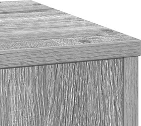 vidaXL Βάσεις Φυτών Γκρι Sonoma 33x33x100εκ. Επεξεργασμένο Ξύλο