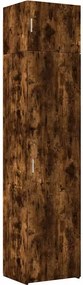 vidaXL Ντουλάπι Αποθήκευσης Στενό Δρυς 50x42,5x225 εκ. Επεξεργ. Ξύλο