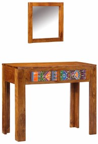 vidaXL Τραπέζι περιποίησης Καφέ 90 x 45 x 75 cm Μασίφ ξύλο ακακίας
