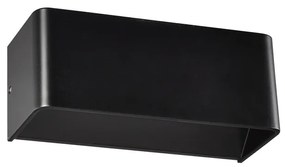 Φωτιστικό Επίτοιχο Aca L35037LBK NEPHELE Μαύρο Ματ (Black Mat) 3000K